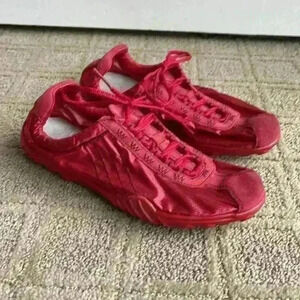 Red Nylon Ralph Lauren shoes